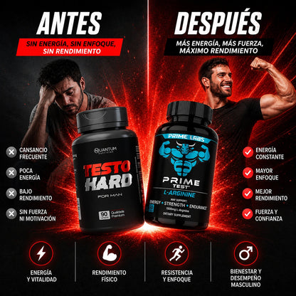 Testo Hard - ARGININA PRIME TEST - 🚚 Envío Gratis + Pago Contra Entrega