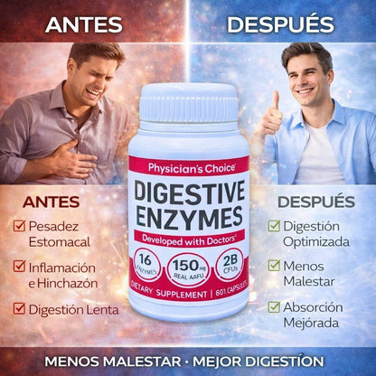 DIGESTIVE ENZYMES - Desincha, Libera y Vitaliza