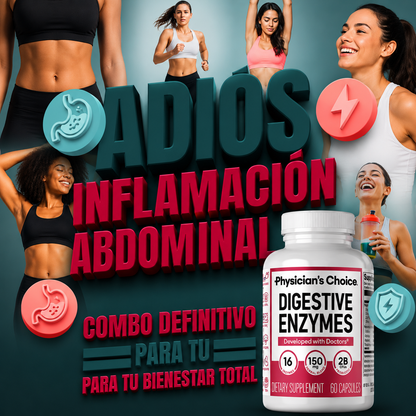 DIGESTIVE ENZYMES - Desincha, Libera y Vitaliza