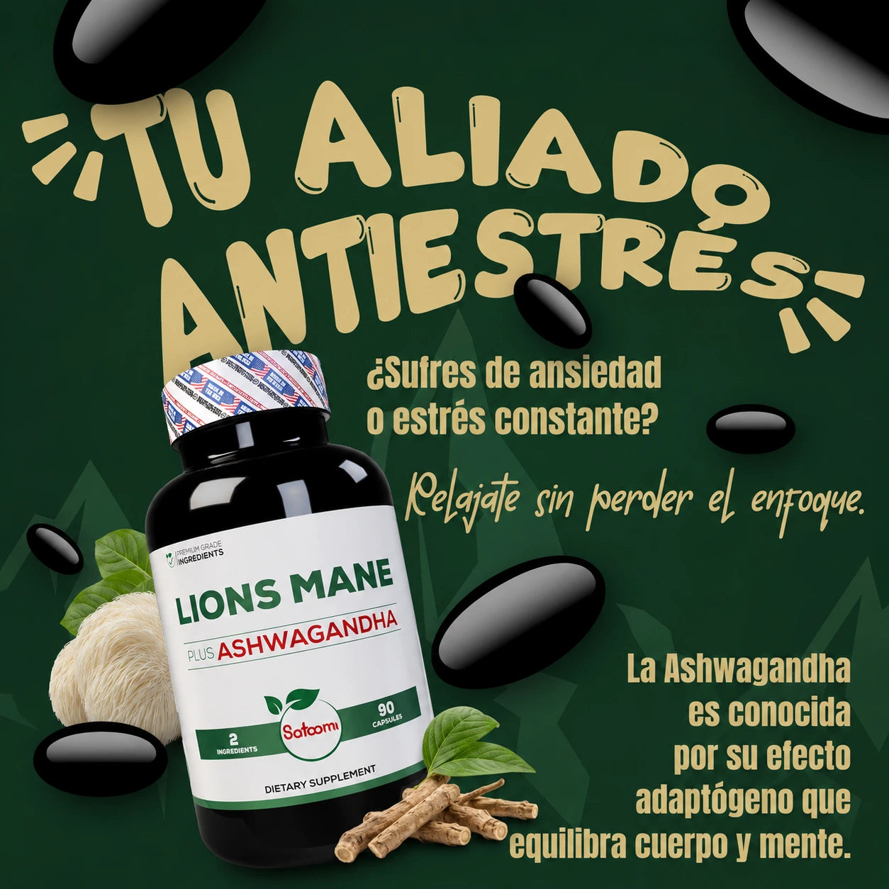 Ashwagandha + Creatina GRATIS — Pagas solo cuando llega a tu puerta 🔥😍