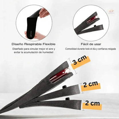 Plantilla Para Zapatos Aumenta 9cm